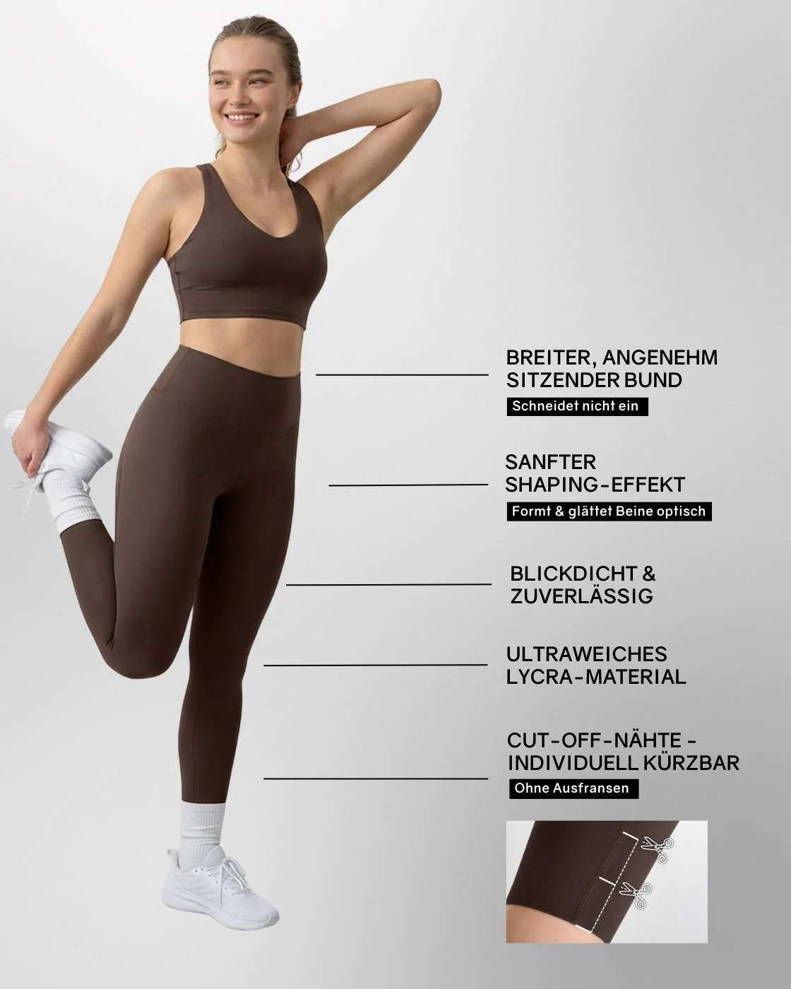 Flex Leggings mit anpassbarer Länge - Image 8