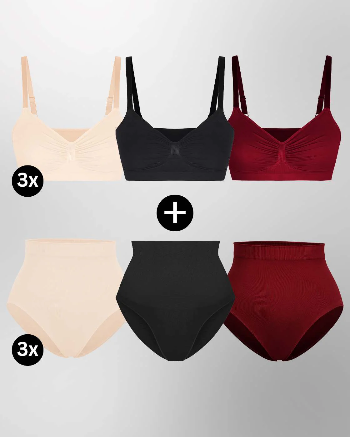 InvisiBra "Soft" 1.0 & InvisiBrief "Soft" - BH und Panty - 6er Set - Image 20