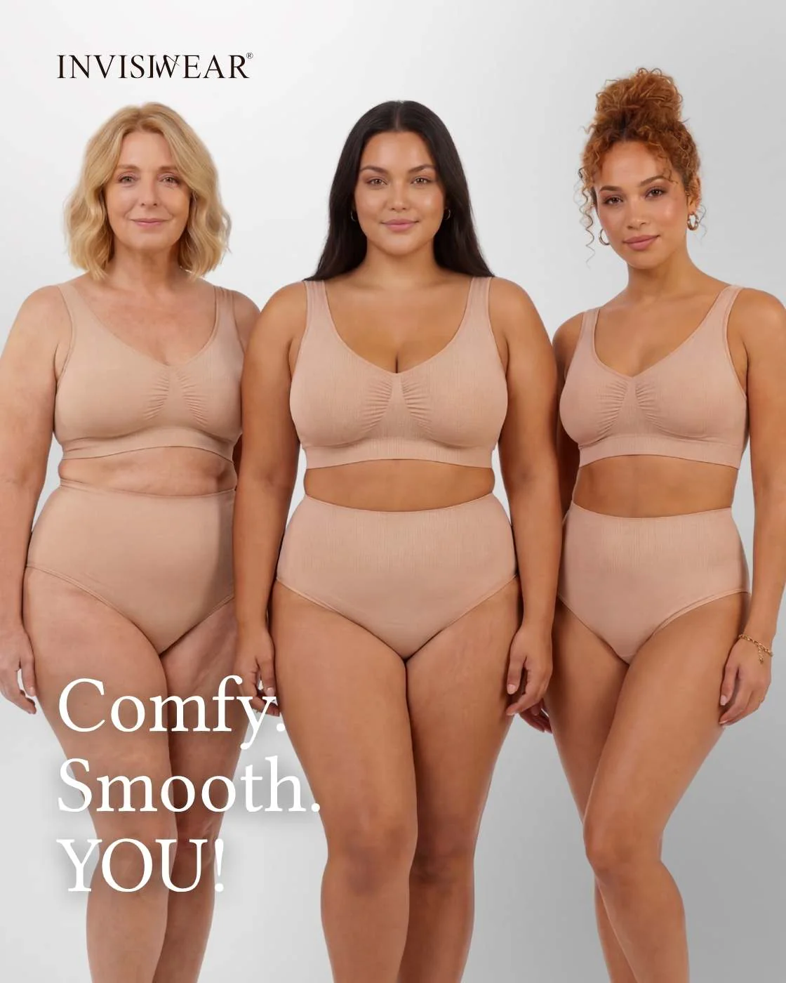InvisiBra "Soft" 2.0 - Bügelloser BH mit breiten Komfort-Trägern - 3er Set - Image 19