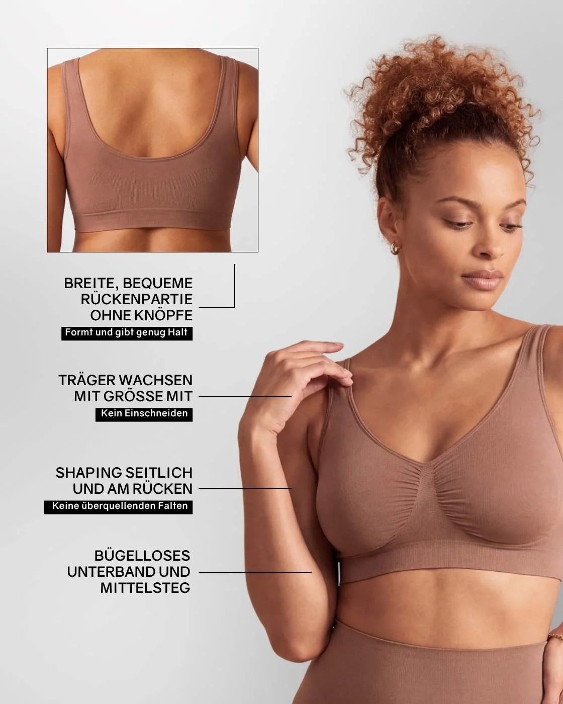 InvisiBra "Soft" 2.0 - Bügelloser BH mit breiten Komfort-Trägern - Image 8