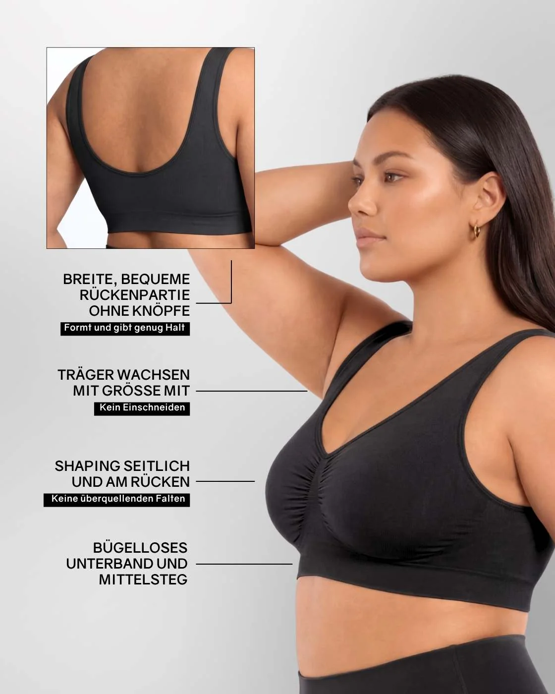 InvisiBra "Soft" 2.0 & Shaping Shorts "Soft" - BH und Shorts - 6er Set - Image 11