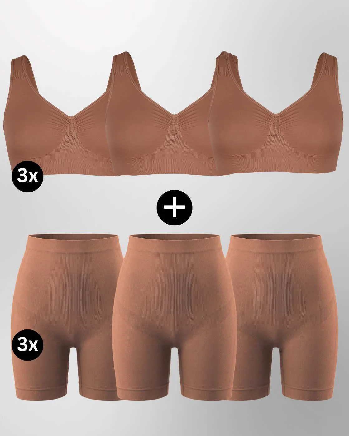 InvisiBra "Soft" 2.0 & Shaping Shorts "Soft" - BH und Shorts - 6er Set - Image 17