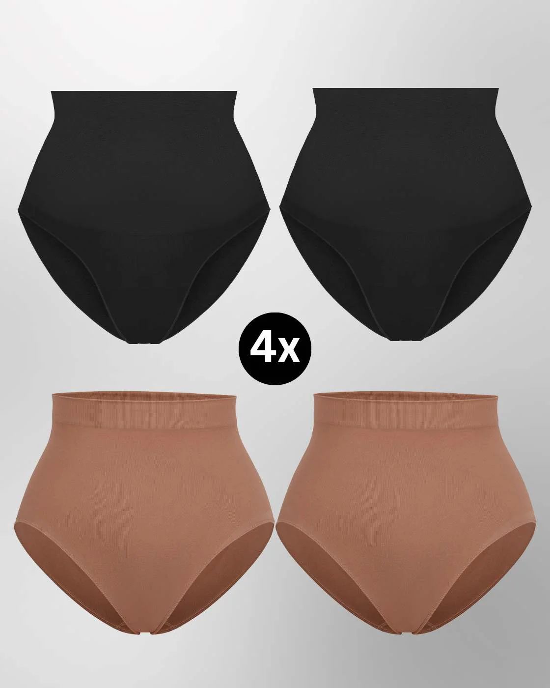 InvisiBrief "Soft" - Highwaist Panty - 4er Set - Image 19