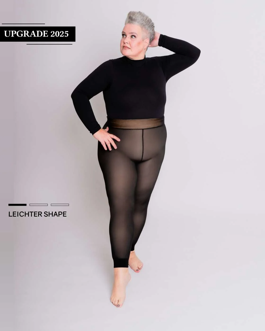 InvisiTights™ | gefütterte Leggings | Breiter Bund am Fuß - Image 10