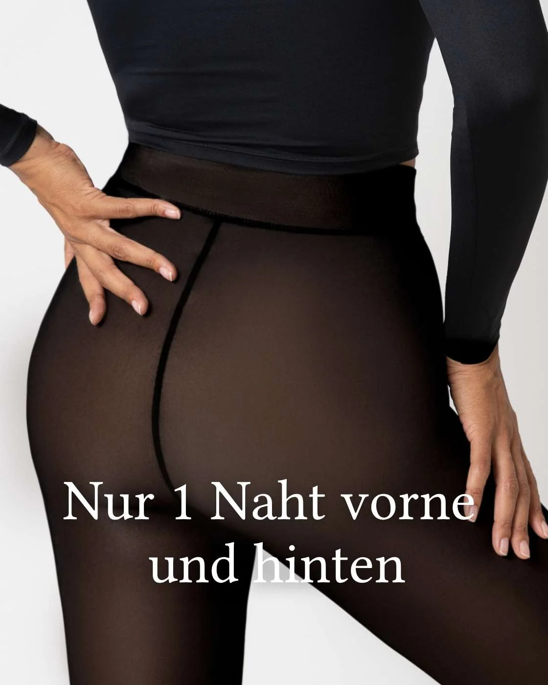 InvisiTights™ | gefütterte Leggings | Breiter Bund am Fuß - Image 6