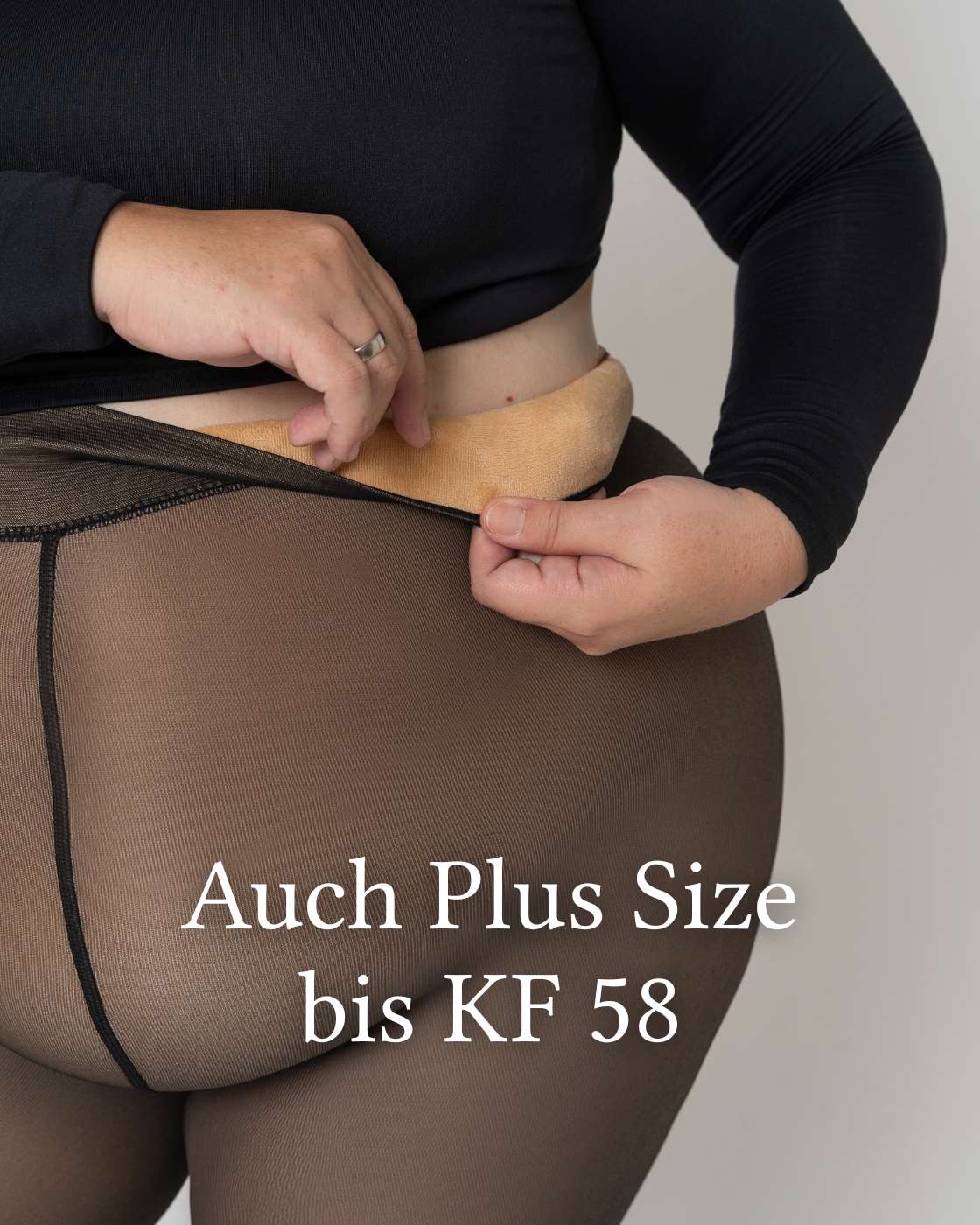 InvisiTights™ | gefütterte Strumpfhose mit einer Naht - Image 11