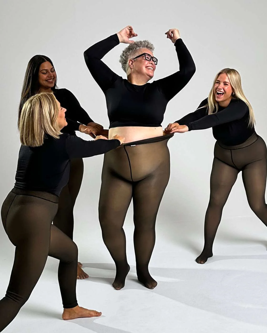 InvisiTights™ | gefütterte Strumpfhose mit einer Naht - Image 13