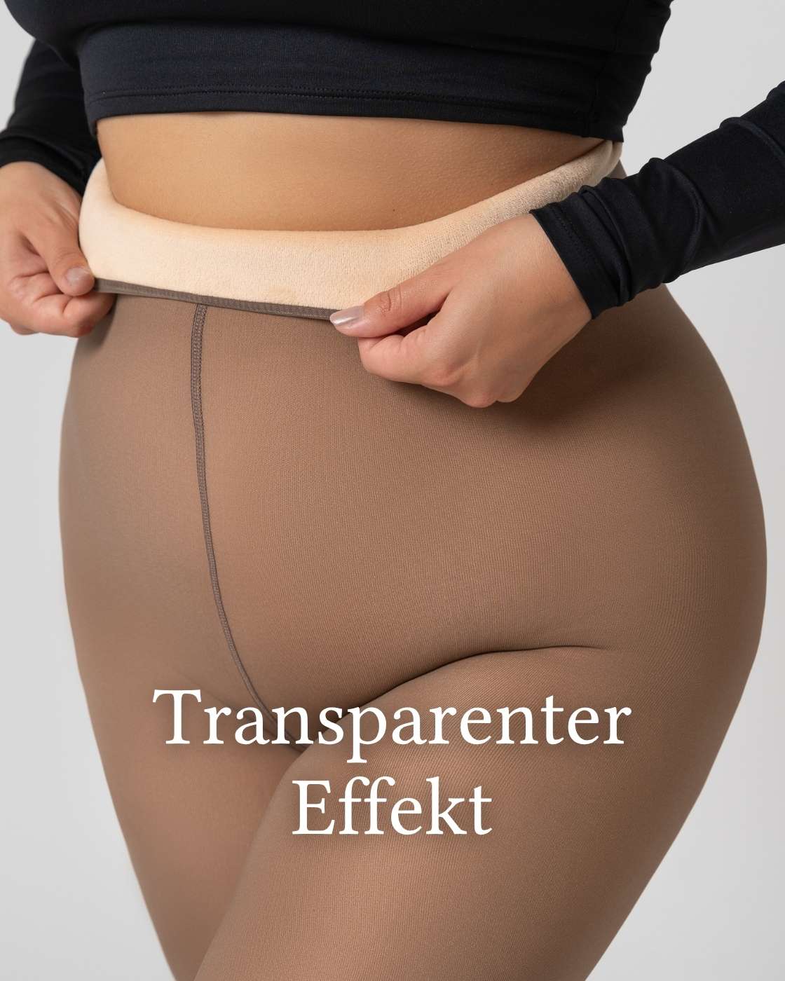 InvisiTights™ | gefütterte Strumpfhose mit einer Naht - Image 21