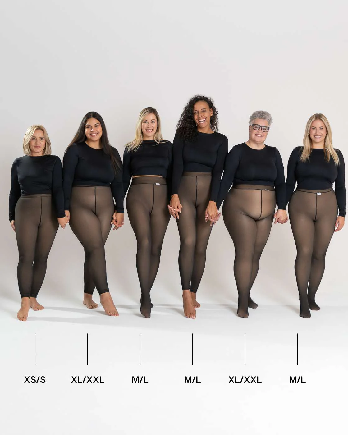 InvisiTights™ | gefütterte Strumpfhose mit einer Naht - Image 25