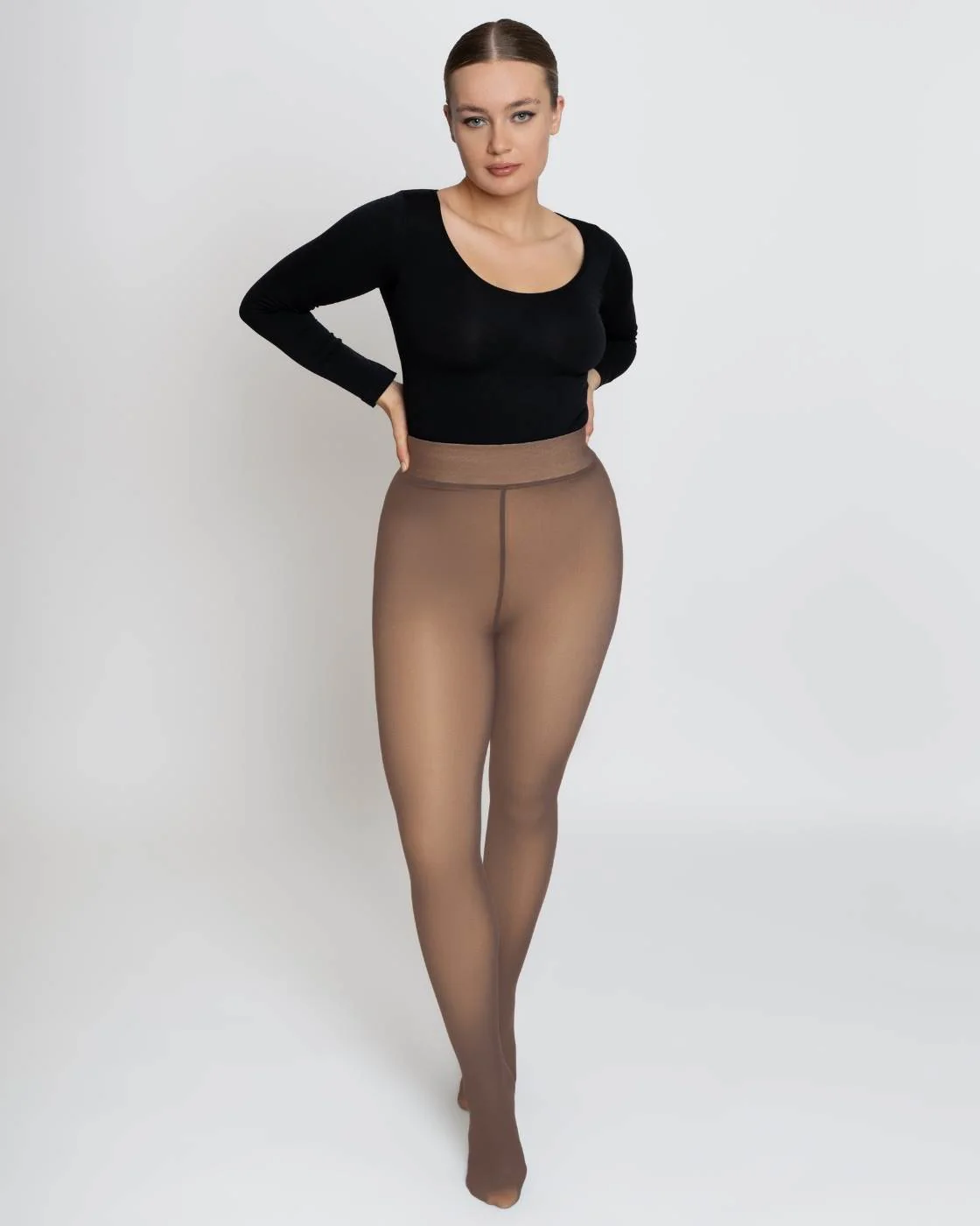 InvisiTights™ | gefütterte Strumpfhose | mit gefüttertem Fuß - Image 20