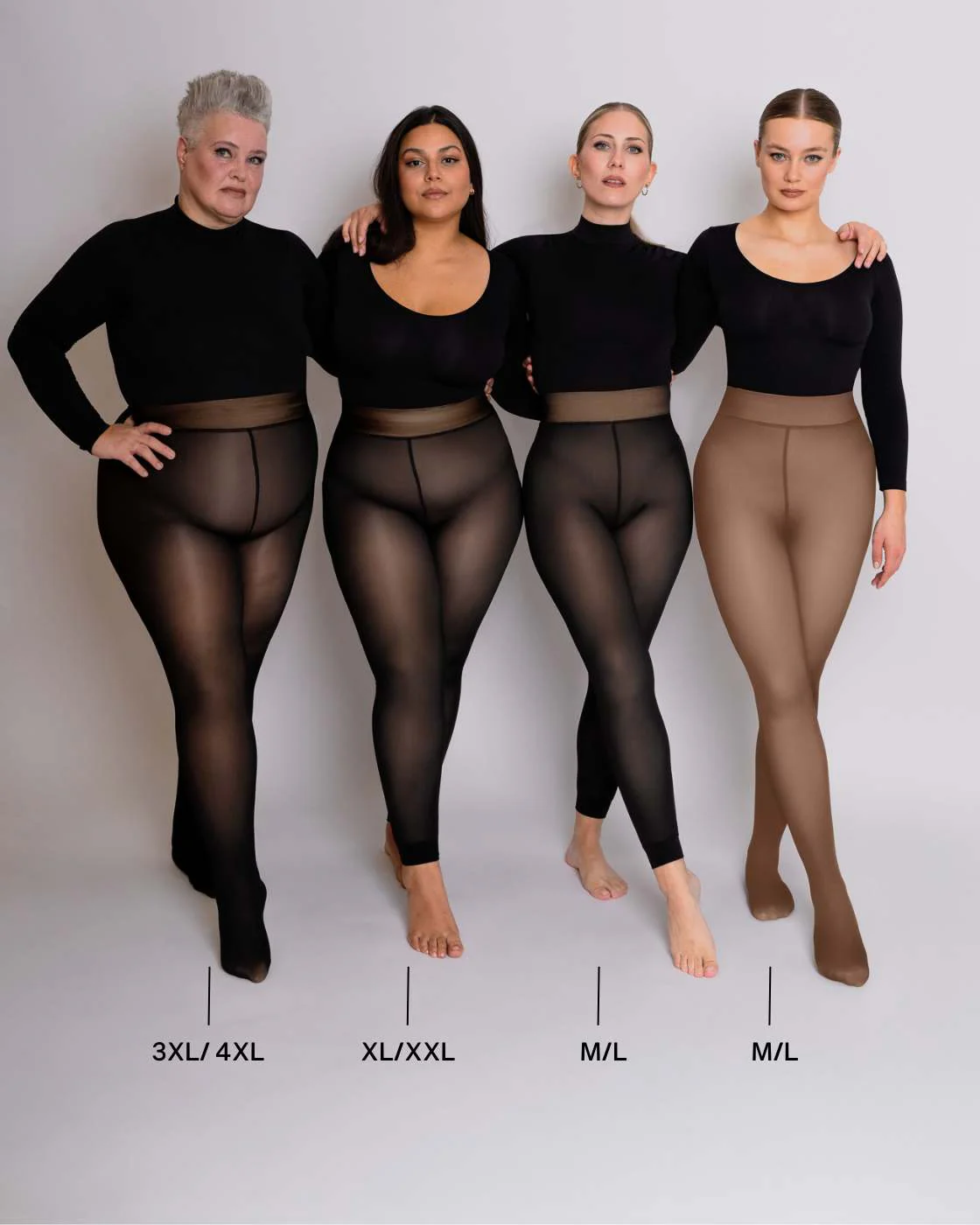 InvisiTights™ | gefütterte Strumpfhose | mit gefüttertem Fuß - Image 26