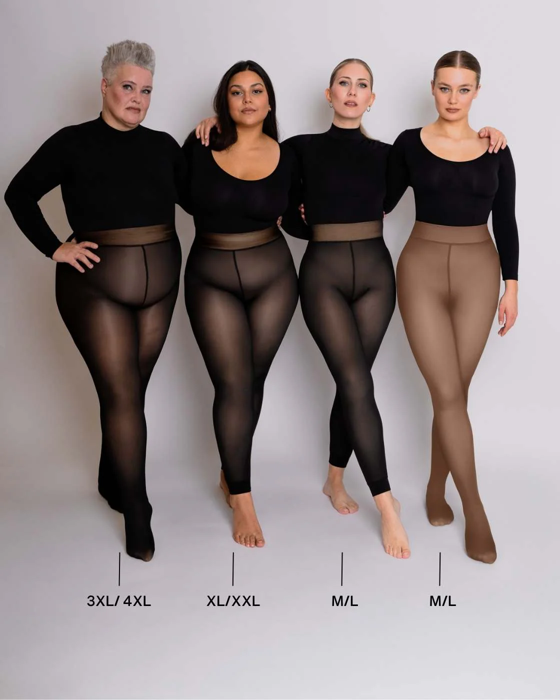 InvisiTights™ | gefütterte Strumpfhose | mit gefüttertem Fuß - Image 9