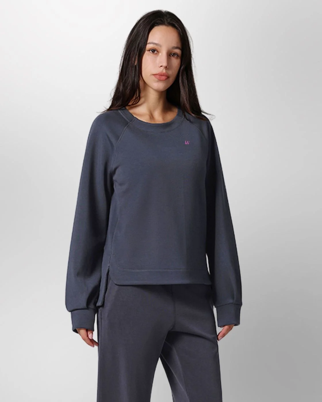 Loungewear - Langarmshirt mit High-Low-Schnitt - Image 13