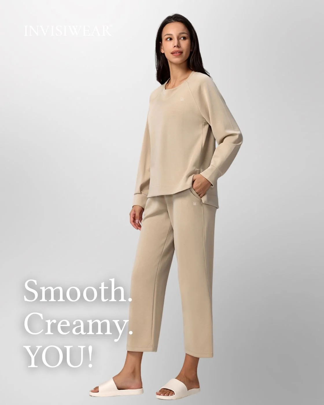 Loungewear - Langarmshirt mit High-Low-Schnitt - Image 26