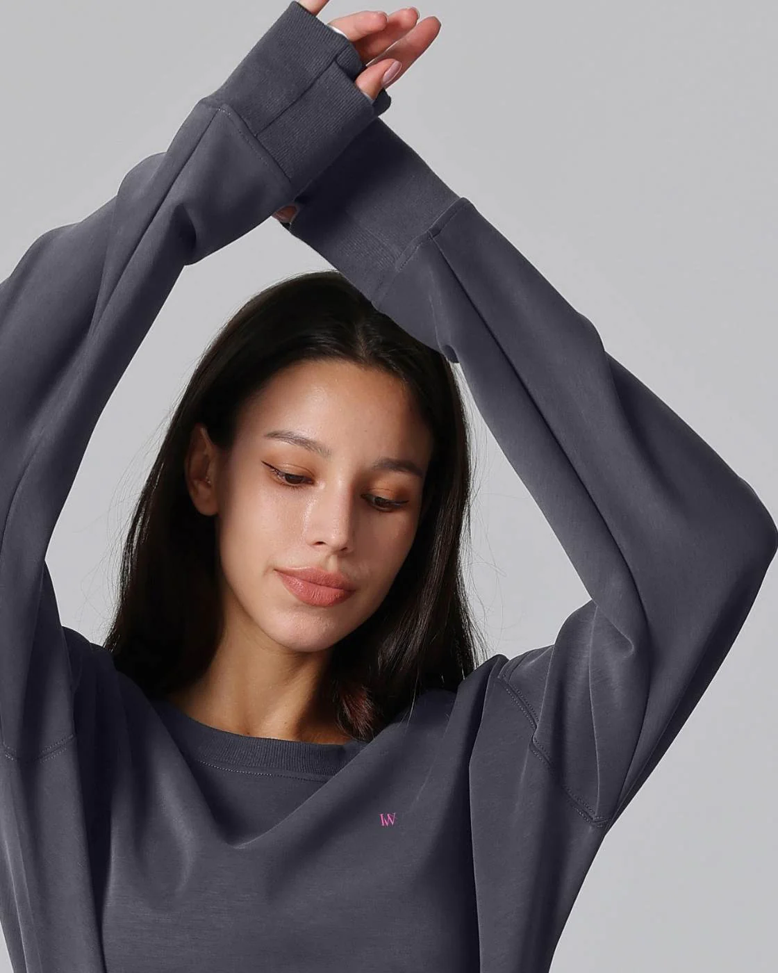 Loungewear - Langarmshirt mit Rippbündchen - Image 16