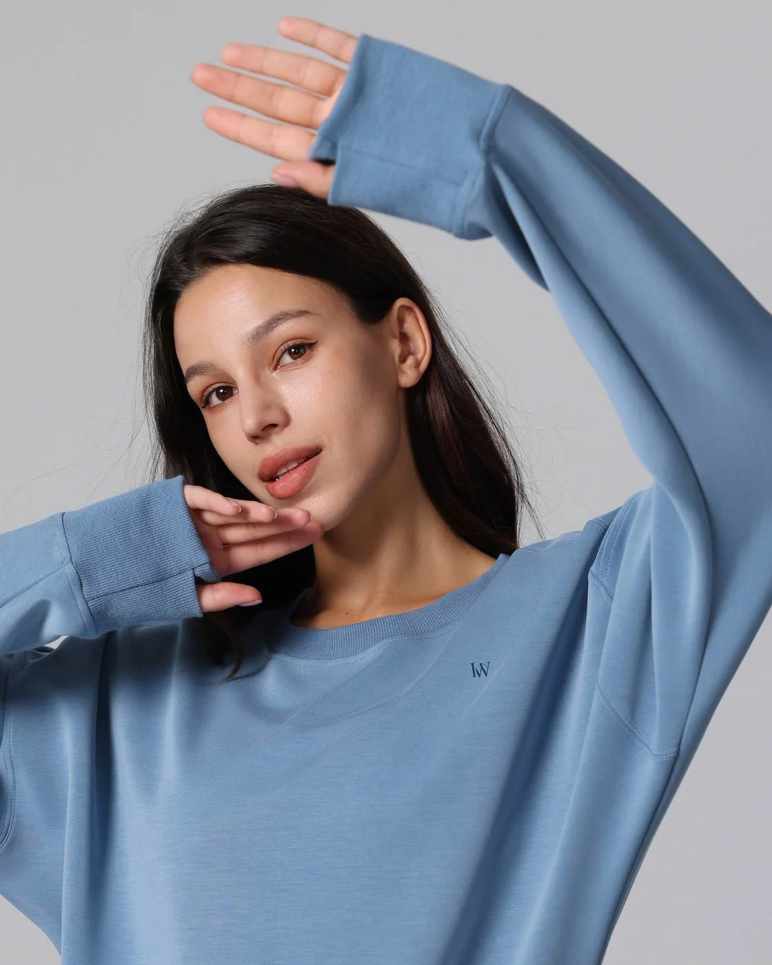 Loungewear - Langarmshirt mit Rippbündchen - Image 28