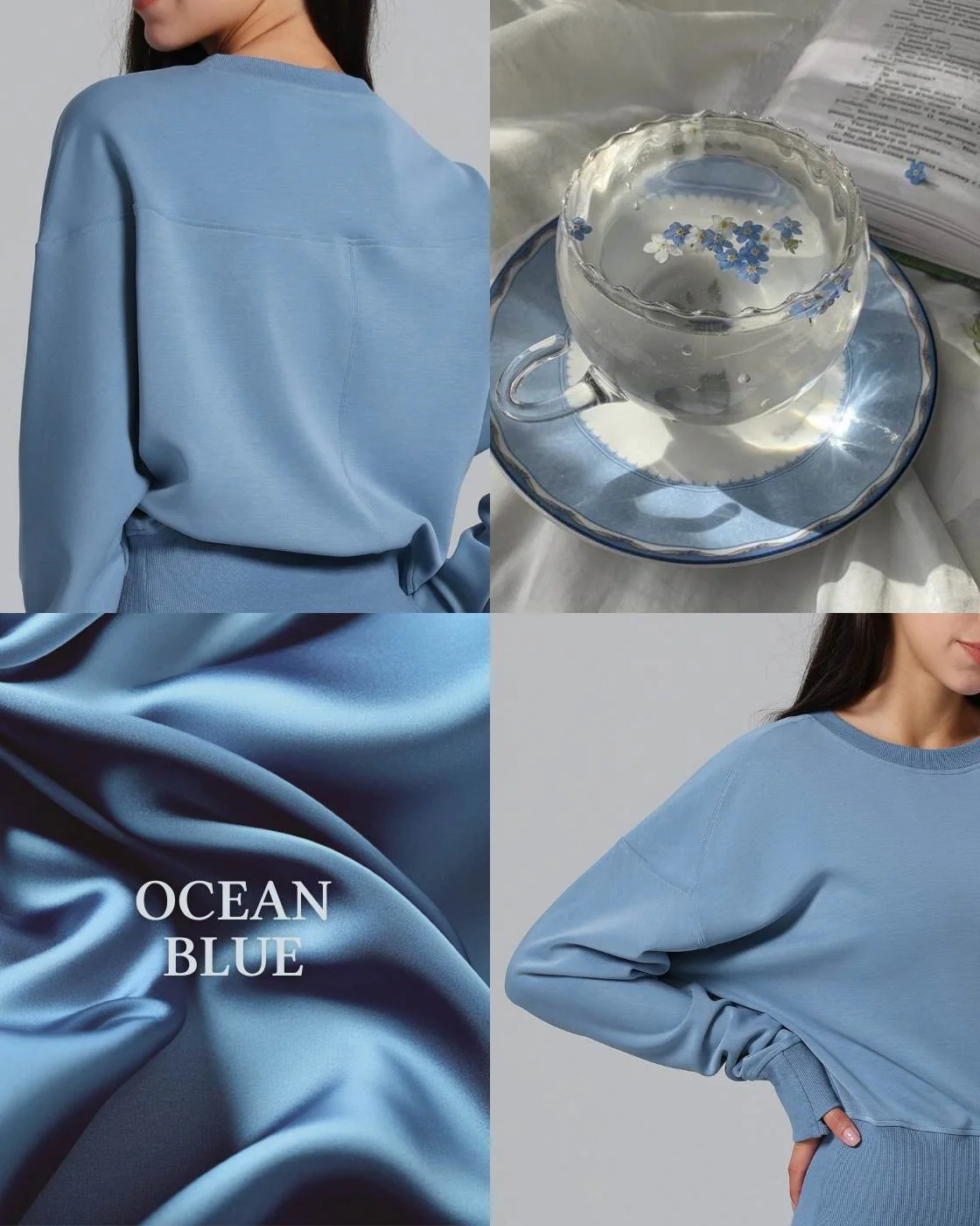 Loungewear - Langarmshirt mit Rippbündchen - Image 31
