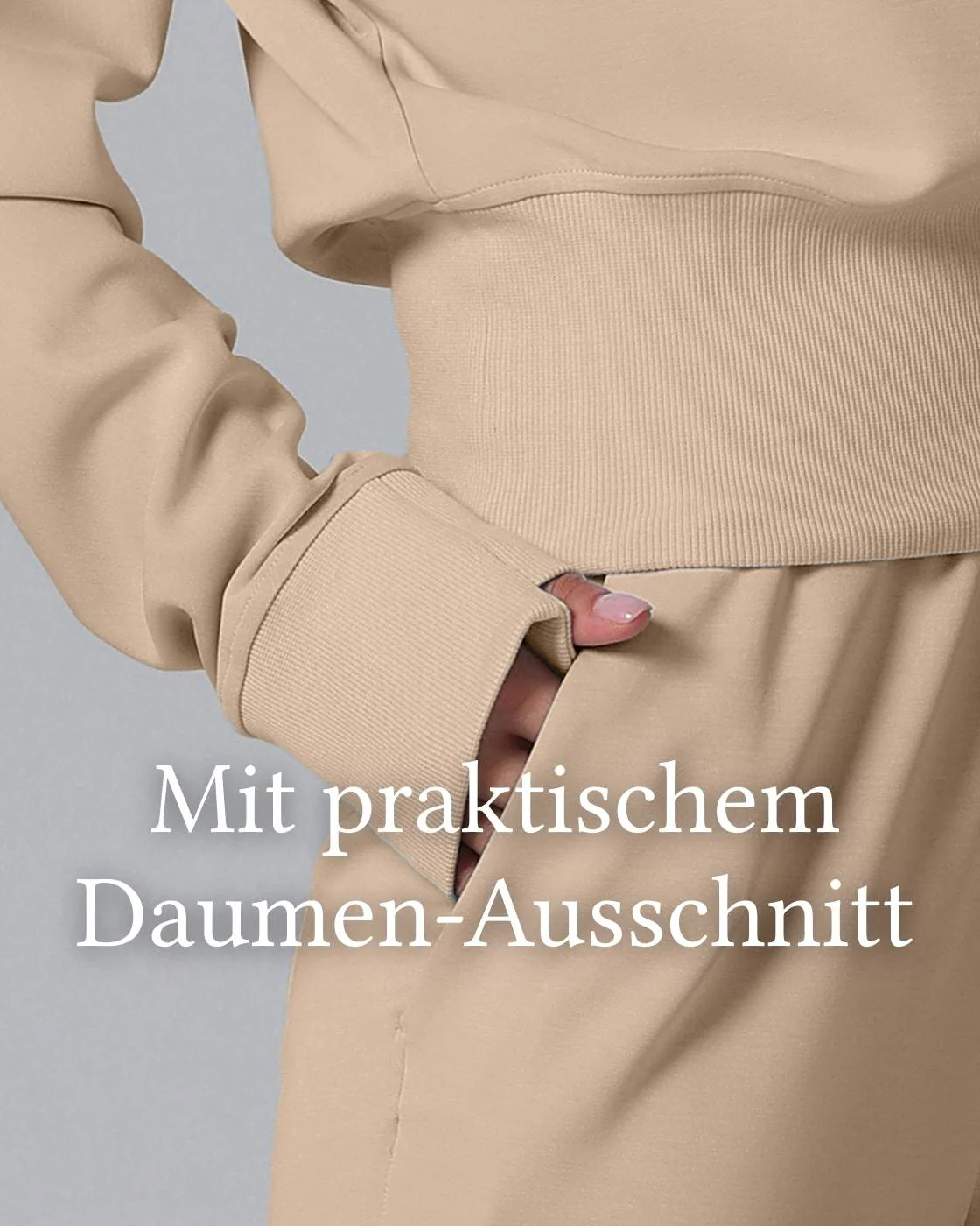 Loungewear - Langarmshirt mit Rippbündchen - Image 5