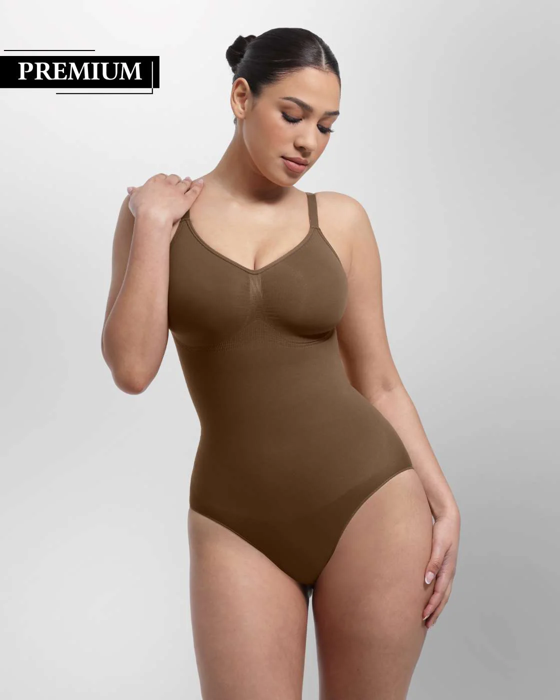 PREMIUM Body mit Panty und breiteren Trägern - Image 57