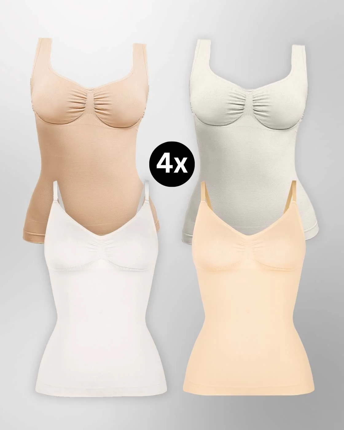 PREMIUM InvisiShape - Bestseller Shaping Tops - 4er Set - Image 21