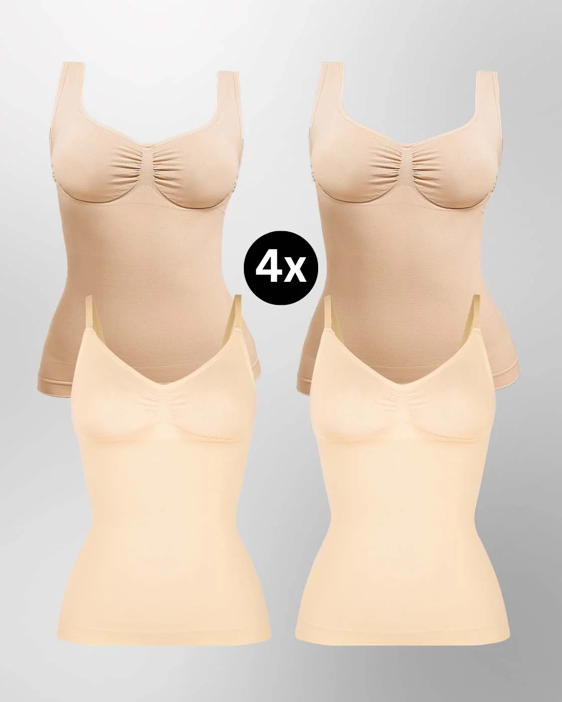 PREMIUM InvisiShape - Bestseller Shaping Tops - 4er Set - Image 22
