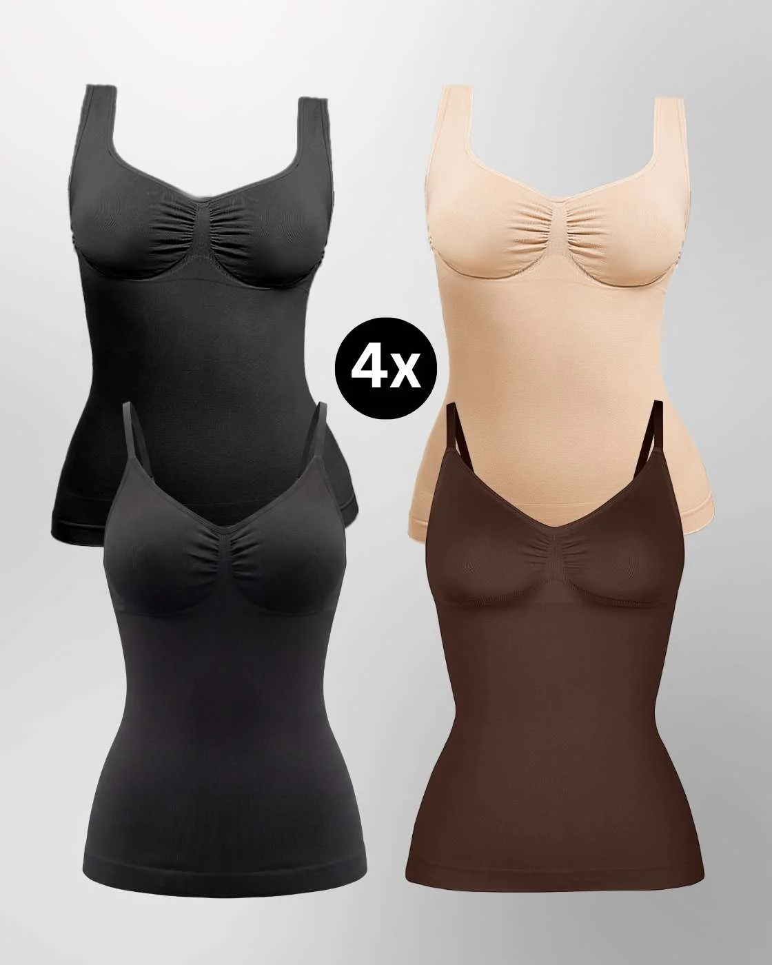 PREMIUM InvisiShape - Bestseller Shaping Tops - 4er Set - Image 23