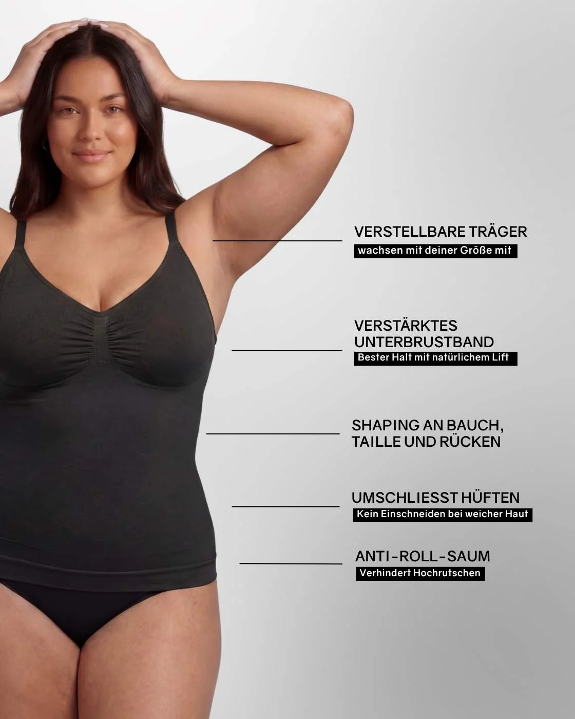 PREMIUM InvisiShape - Top mit verstellbaren Trägern - 3er Set - Image 9