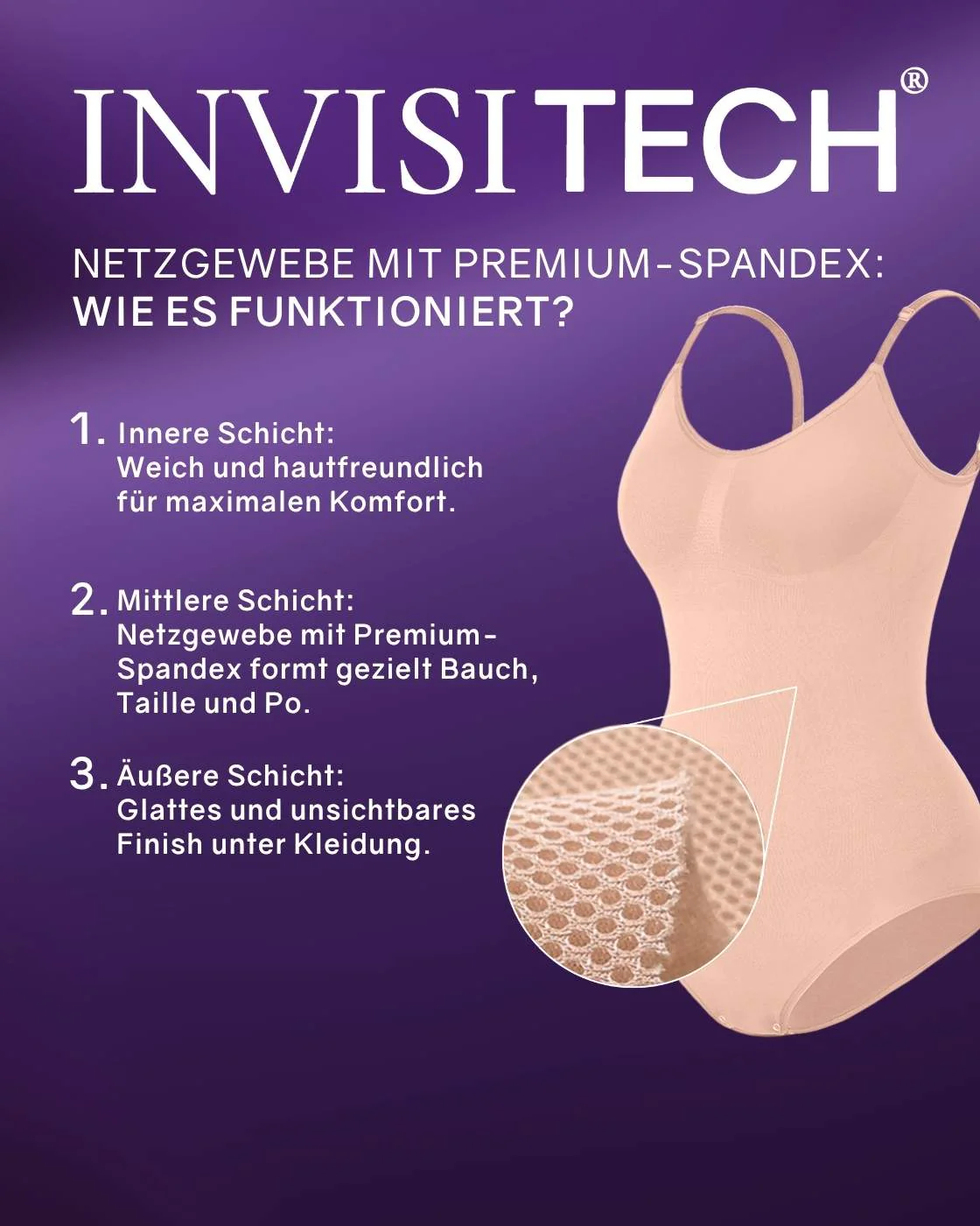 PREMIUM InvisiShape | Eco 🌱 Shaping Body mit langen Armen & Rollkragen - Image 12
