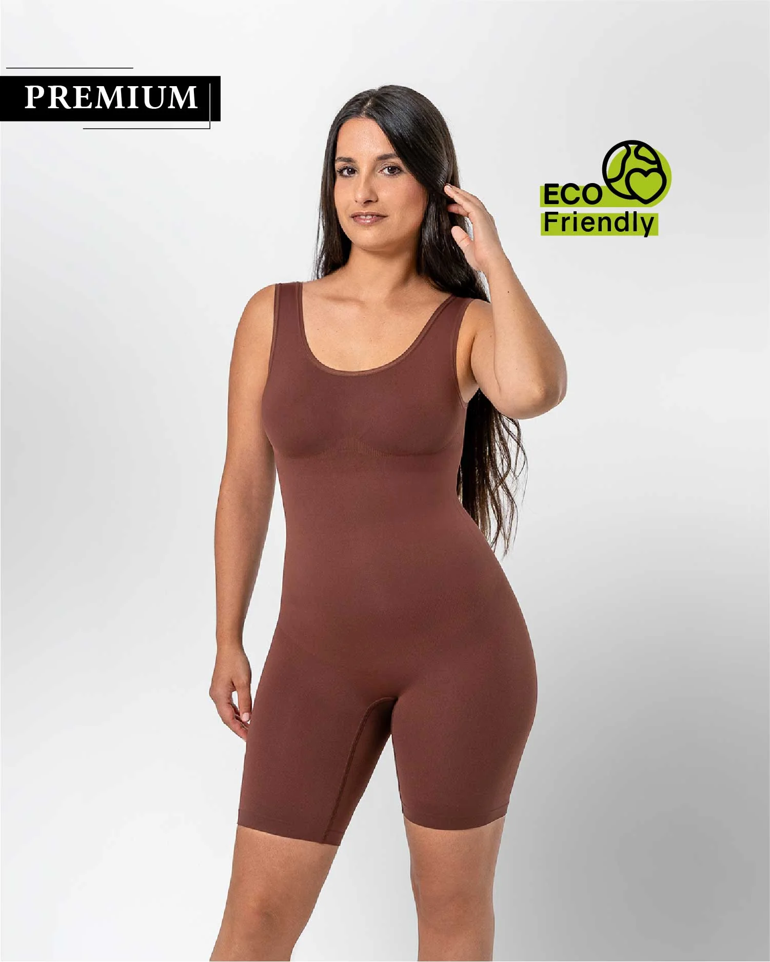 PREMIUM InvisiShape | Eco 🌱 Shaping Body mit Shorts hoher Rücken - Image 15
