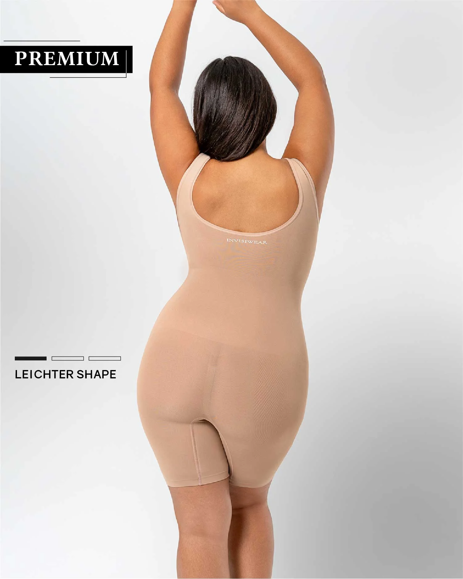 PREMIUM InvisiShape | Eco 🌱 Shaping Body mit Shorts hoher Rücken - Image 4