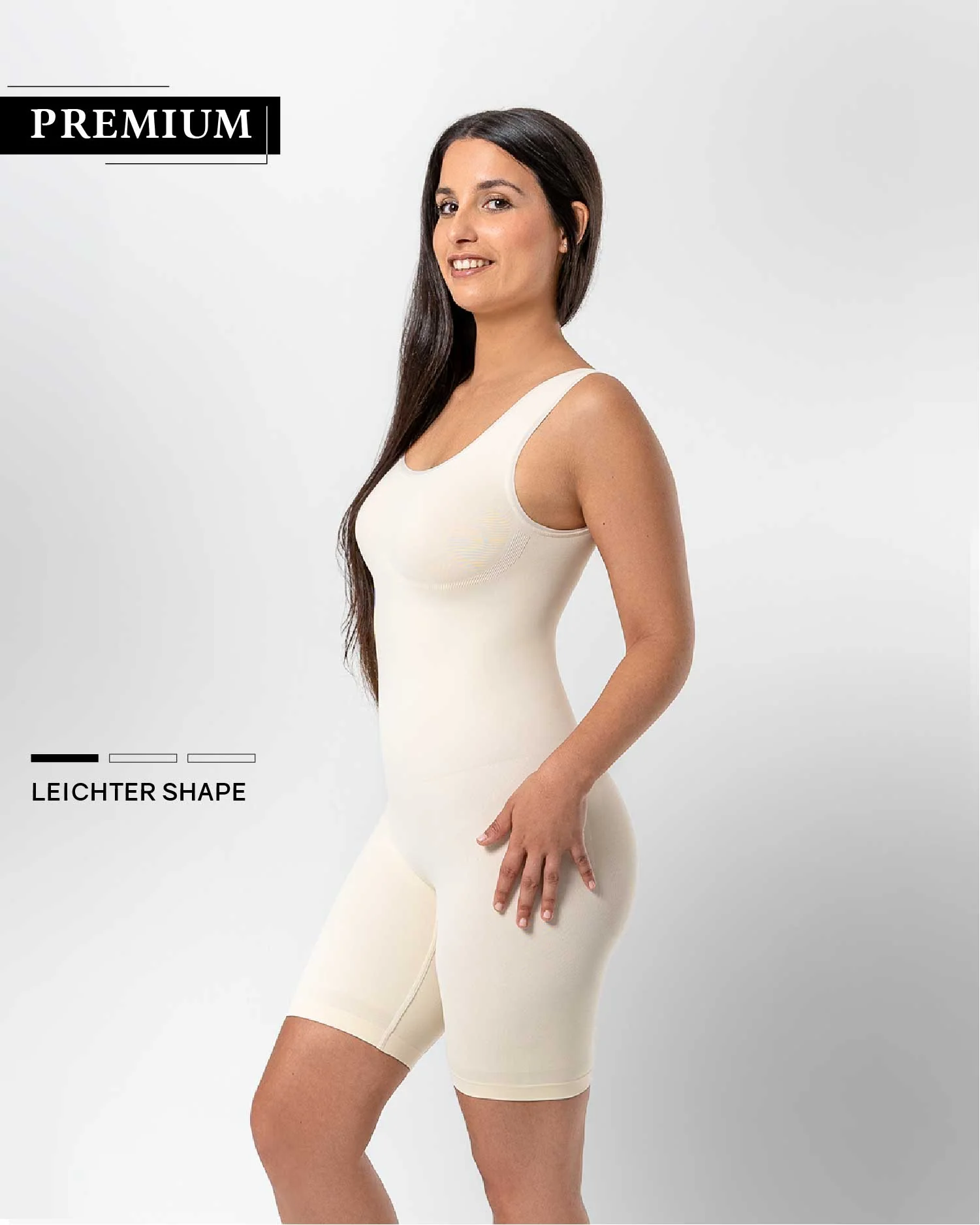 PREMIUM InvisiShape | Eco 🌱 Shaping Body mit Shorts hoher Rücken - Image 45