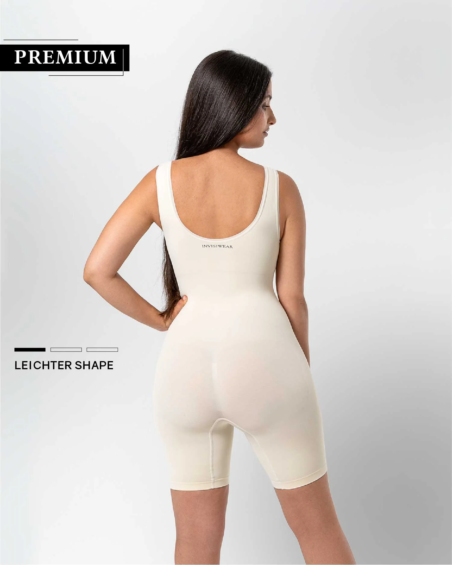 PREMIUM InvisiShape | Eco 🌱 Shaping Body mit Shorts hoher Rücken - Image 46