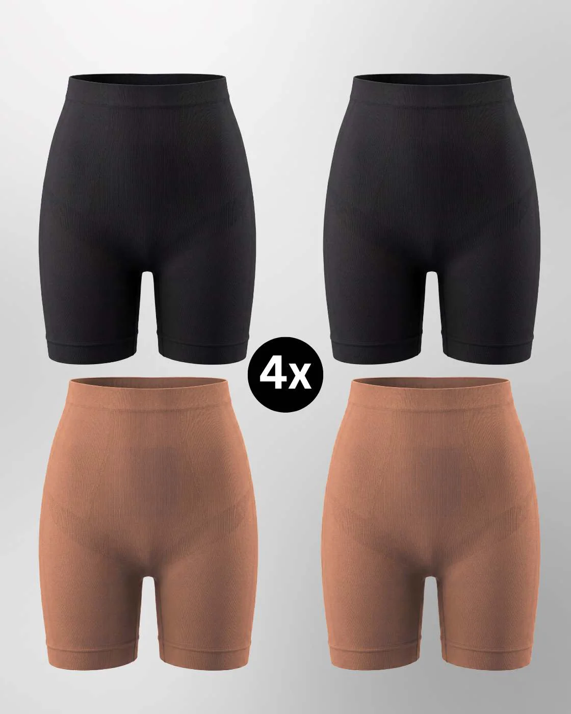 PREMIUM InvisiShape - Shaping Shorts "Soft" - 4er Set - Image 19