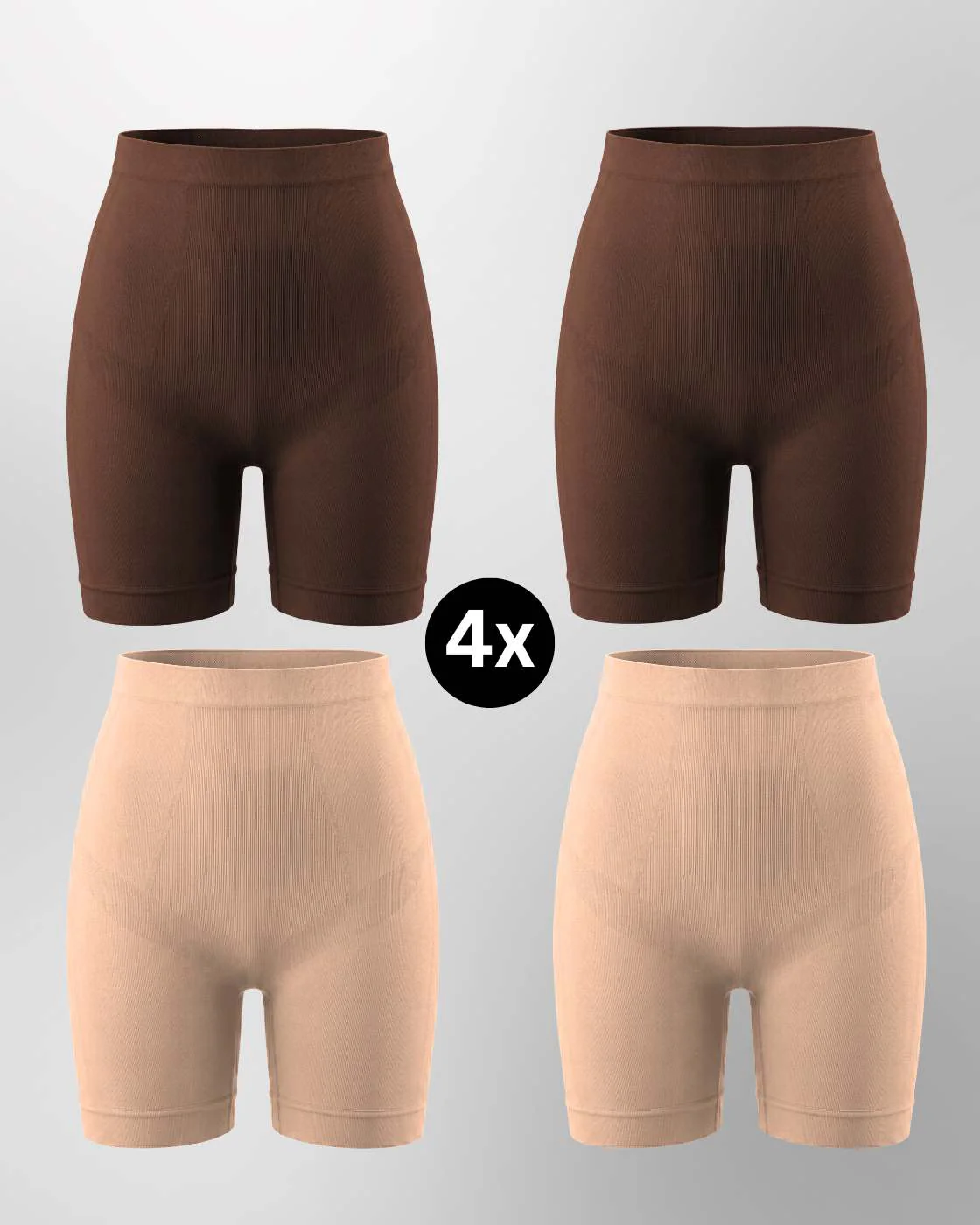 PREMIUM InvisiShape - Shaping Shorts "Soft" - 4er Set - Image 21