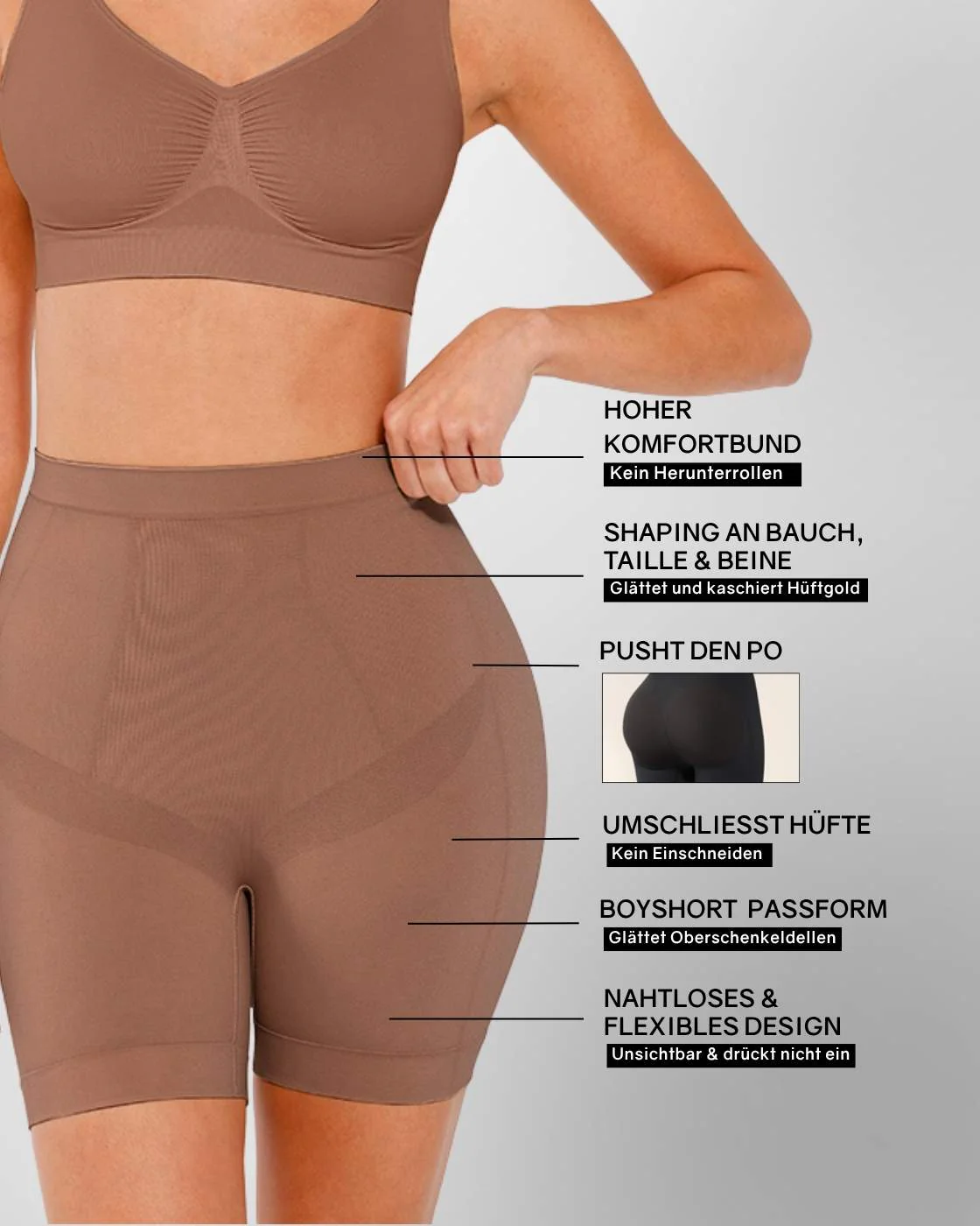 PREMIUM InvisiShape - Shaping Shorts "Soft" - Image 47