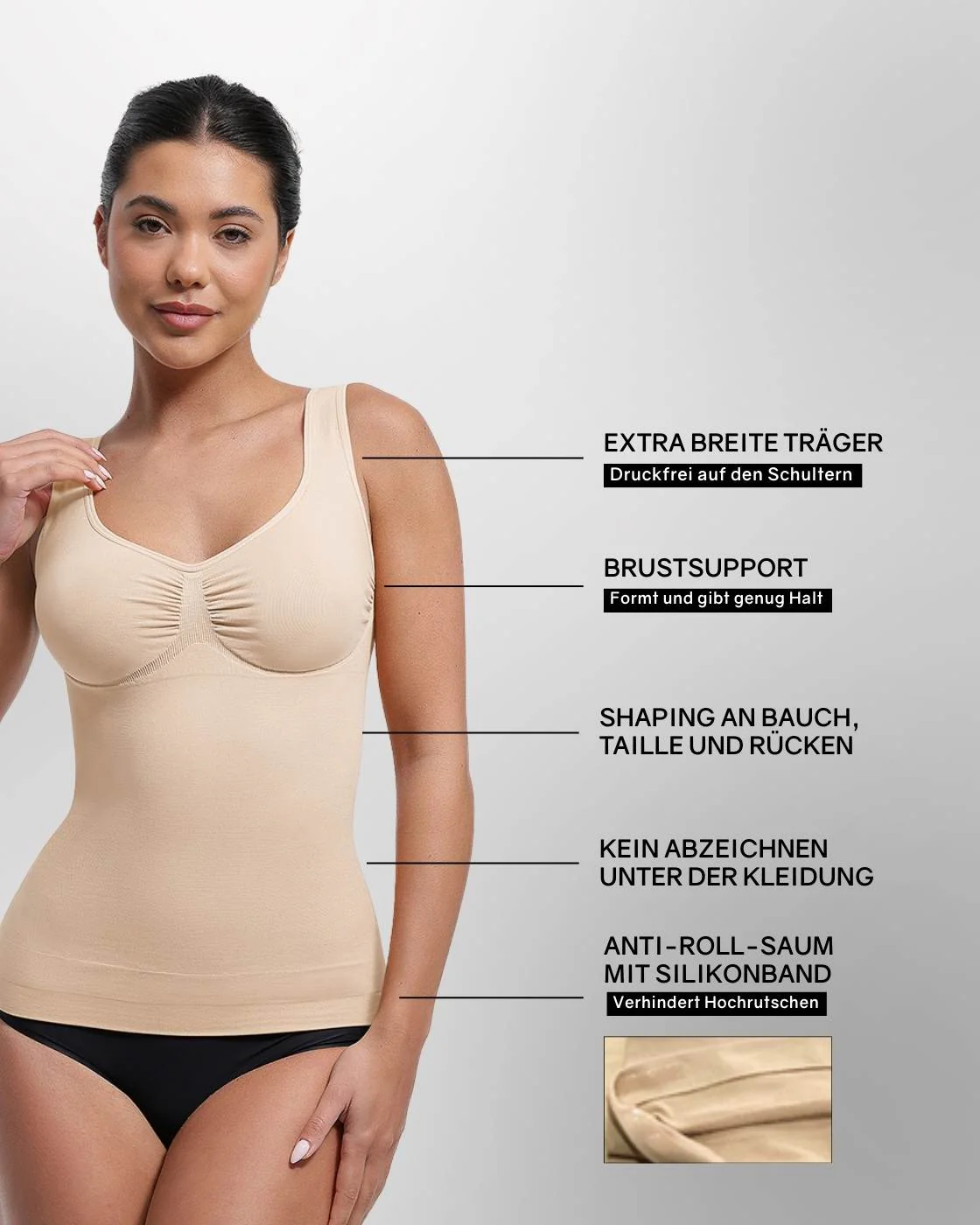 PREMIUM InvisiShape - Shaping Top mit breiten Trägern - Image 20