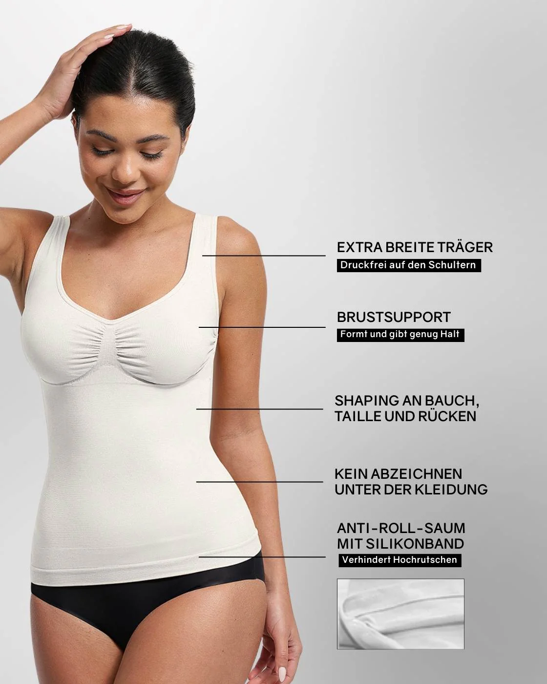 PREMIUM InvisiShape - Shaping Top mit breiten Trägern - Image 6