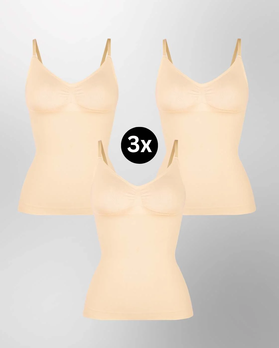 PREMIUM InvisiShape - Top mit verstellbaren Trägern - 3er Set - Image 19
