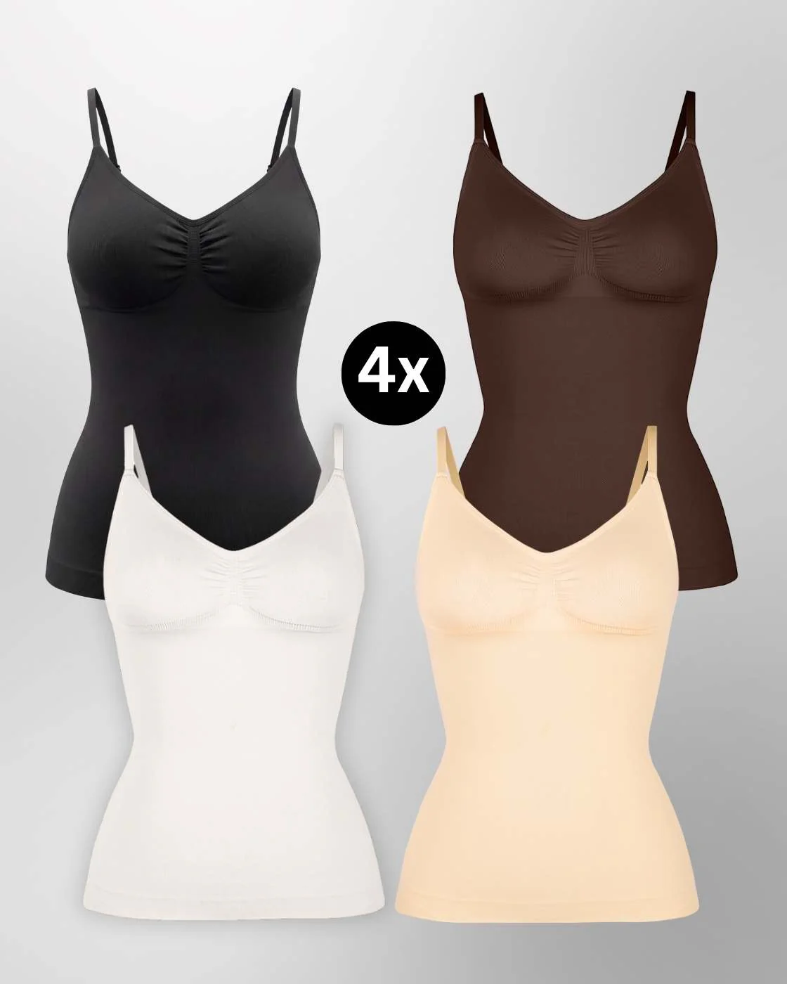 PREMIUM InvisiShape - Top mit verstellbaren Trägern - 4er Set - Image 17