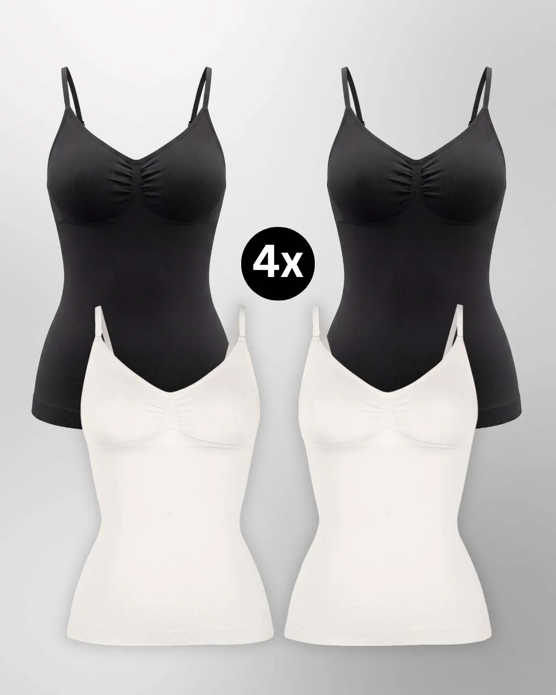 PREMIUM InvisiShape - Top mit verstellbaren Trägern - 4er Set - Image 18
