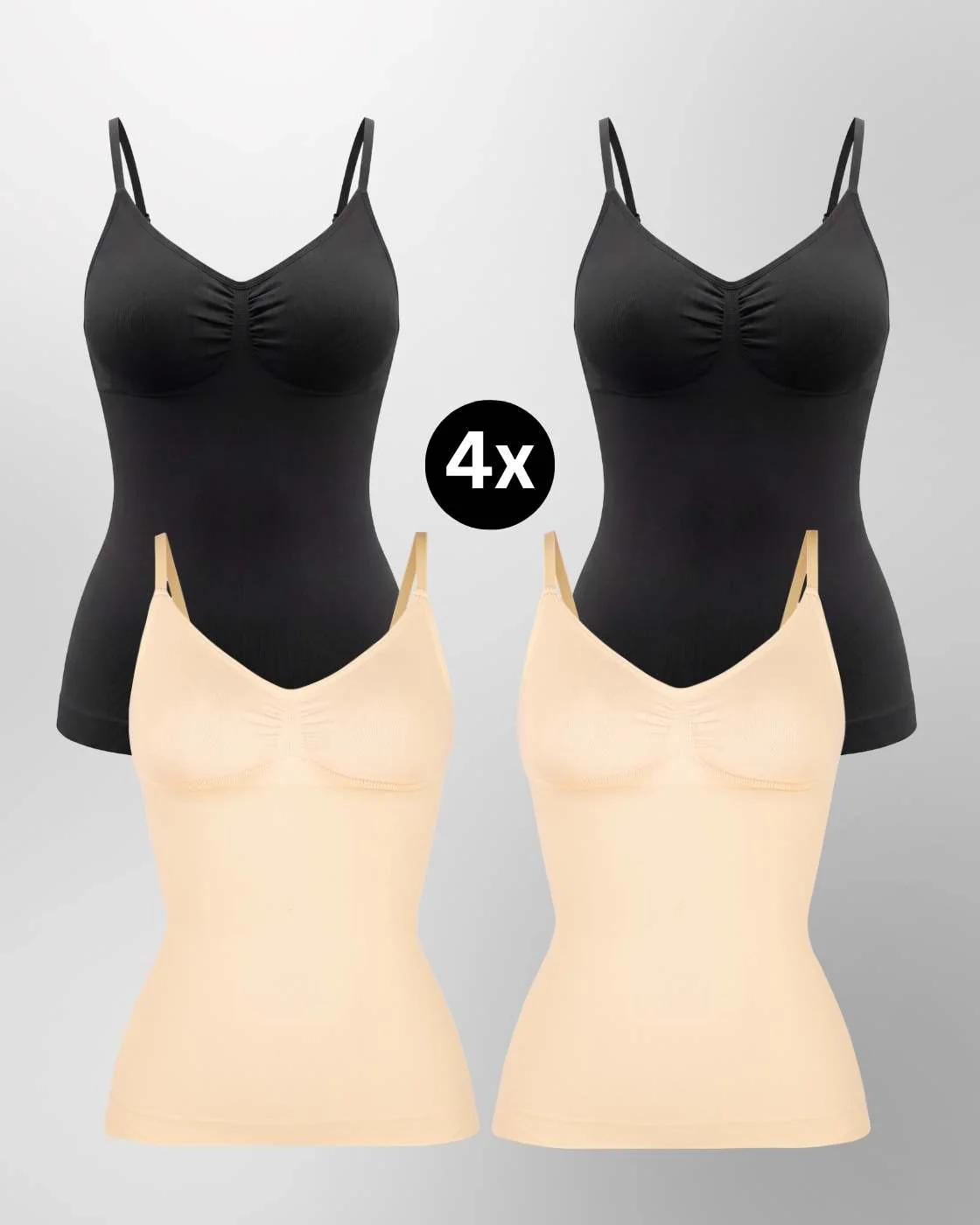 PREMIUM InvisiShape - Top mit verstellbaren Trägern - 4er Set - Image 19