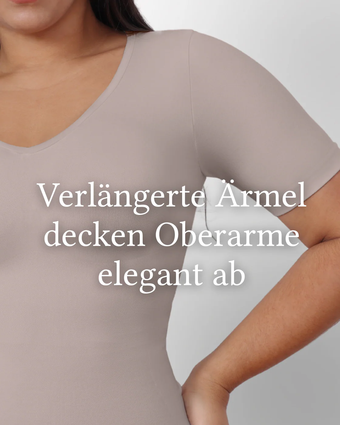 Shaping T-Shirt mit V-Ausschnitt - Image 4