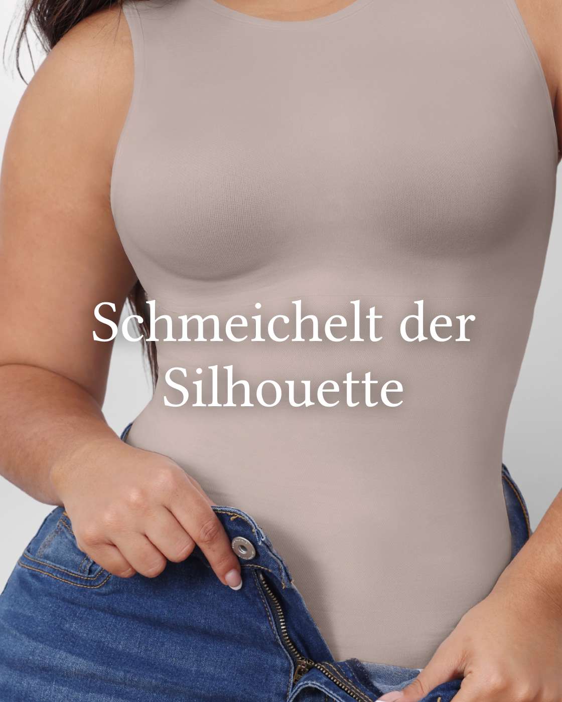 Shaping Top mit breiten Trägern hochgeschlossen - Image 18