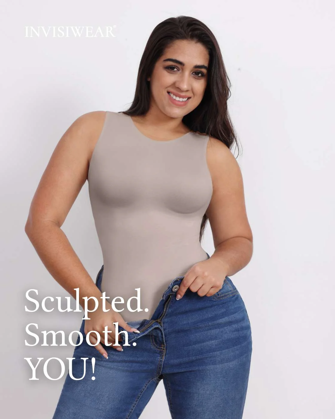 Shaping Top mit breiten Trägern hochgeschlossen - Image 20